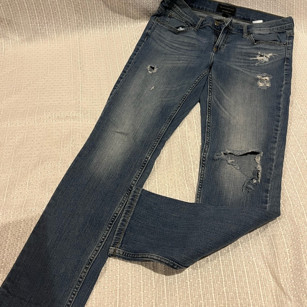 Banana Republic Dark Blue Girlfriend Jeans